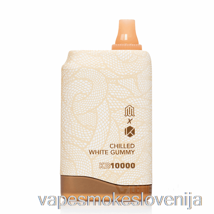 Vape Slovenija Modus X Kadobar Kb10000 Za Enkratno Uporabo Ohlajen Beli Gumijasti
